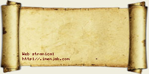 Anđelija Perović vizit kartica